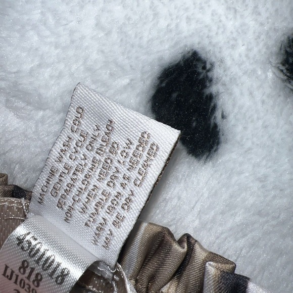 Chico's Size 1 (M) Brown Tan Ikat Design Blouse Peasant Silky Elastic 3/4 Sleeve - Picture 7 of 8